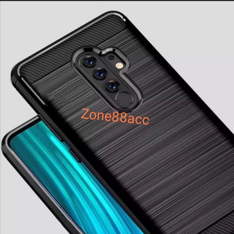 Softcase A52 A72 A92 A5 2020 A9 2020 A15 A15S OPPO Ipaky Carbon Fiber Case Silicon Casing