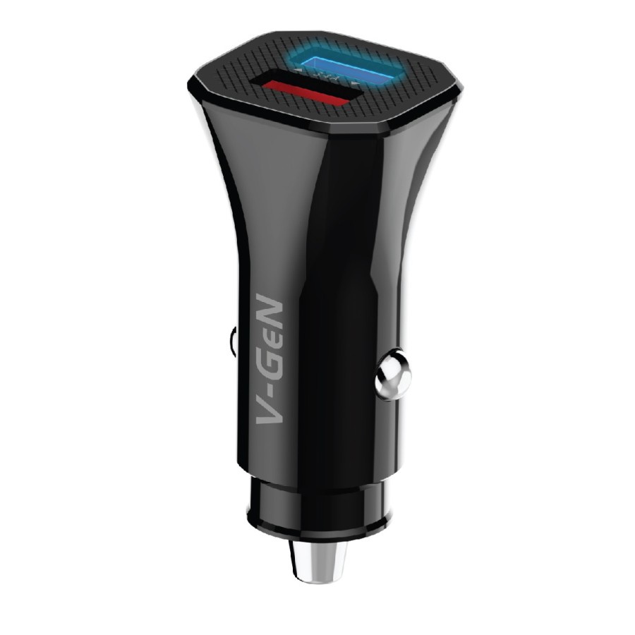 Car Charger V-GeN VCC2-24 Dual LED Port USB 3.4A Charger Mobil