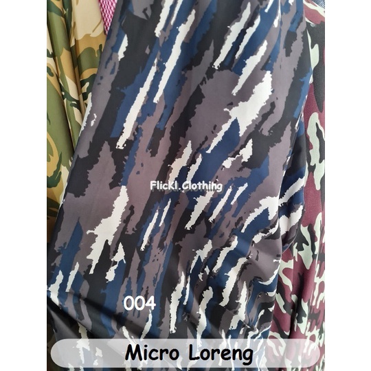 Bahan Kain Micro Loreng Micro Camo Malvinas Angkatan Laut Lebanon Micro