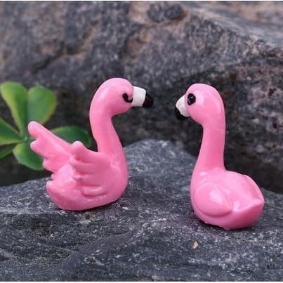 Miniatures - Terrariums - Fairy Garden - Animal_Pink Duck (2pcs)