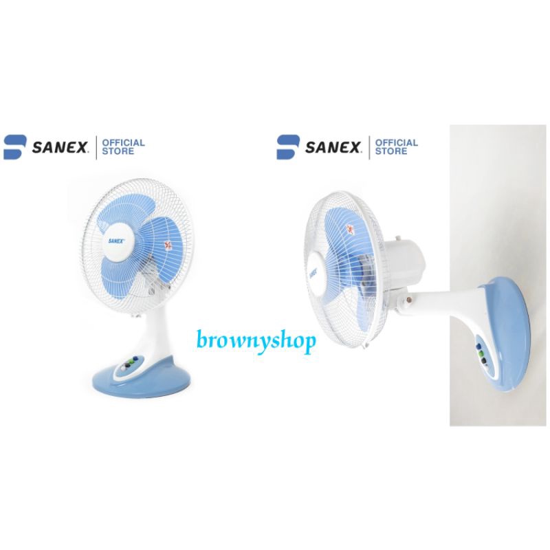 Kipas angin meja Sanex 2in1 DW-2212 / Desk wall fan sanex 12