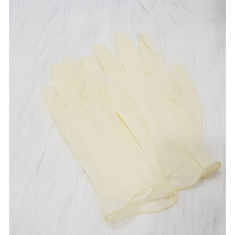 SARUNG TANGAN SENSI GLOVES LATEX POWDER FREE ISI 100 PCS