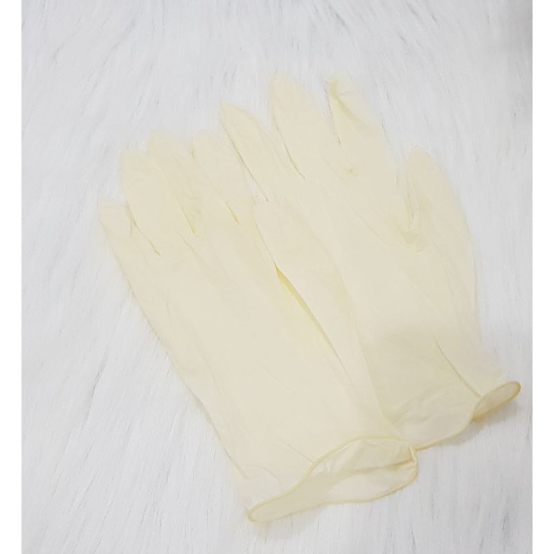 SARUNG TANGAN SENSI GLOVES LATEX POWDER FREE ISI 100 PCS