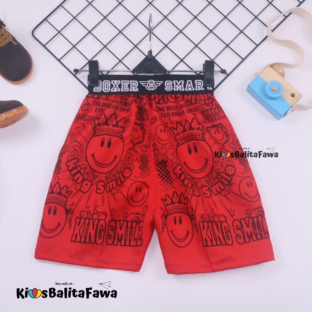 Celana Boxer Anak 7-10 Tahun / Celana Harian Anak Pendek Hawai Boxer Murah Polos Sport Adem Murah