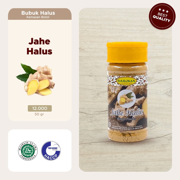 

Jahe Halus / Ginger Powder 50g - Baroma Bumbu Rempah