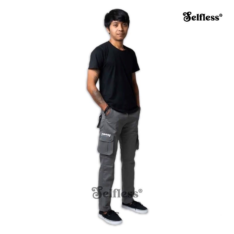 Celana Cargo Panjang Pria Original Jumbo Slimfit Army Laki Laki Murah Loreng Kargo Pant Big Size Dewasa Chargo Hitam Premium Jogger Distro Cowo Jeans Tebal