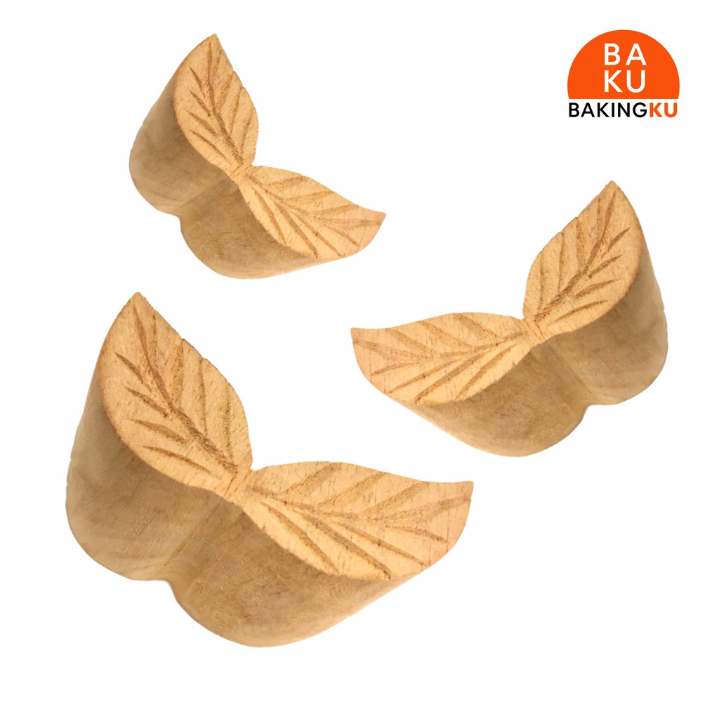 CAP/ STEMPEL DAUN KAYU BAKPAO/ PAO PEACH