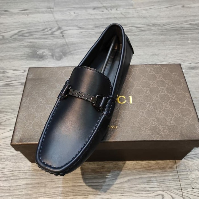 SEPATU PRIA LV MIRROR/SEPATU LOAFERS PRIA LV_SLIP ON LV HITAM Limited