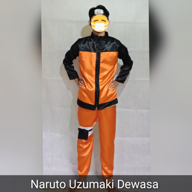Naruto Uzumaki Kostum Anime Dewasa