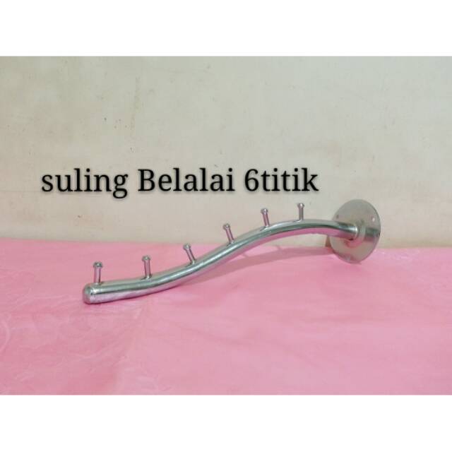 Hanger suling Tembok Belalai 6titik