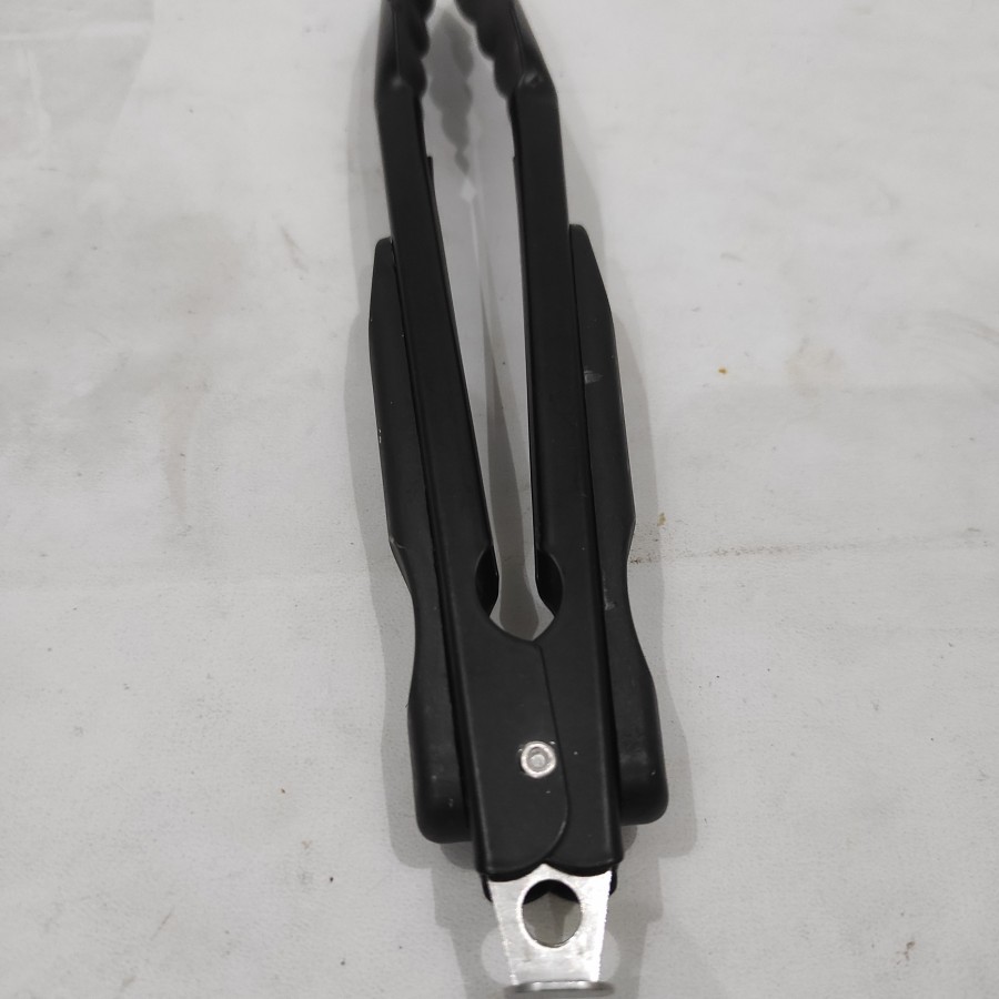 Food Tong tongs jepit Capit Capitan Gorengan makanan Kue tebal pendek hitam