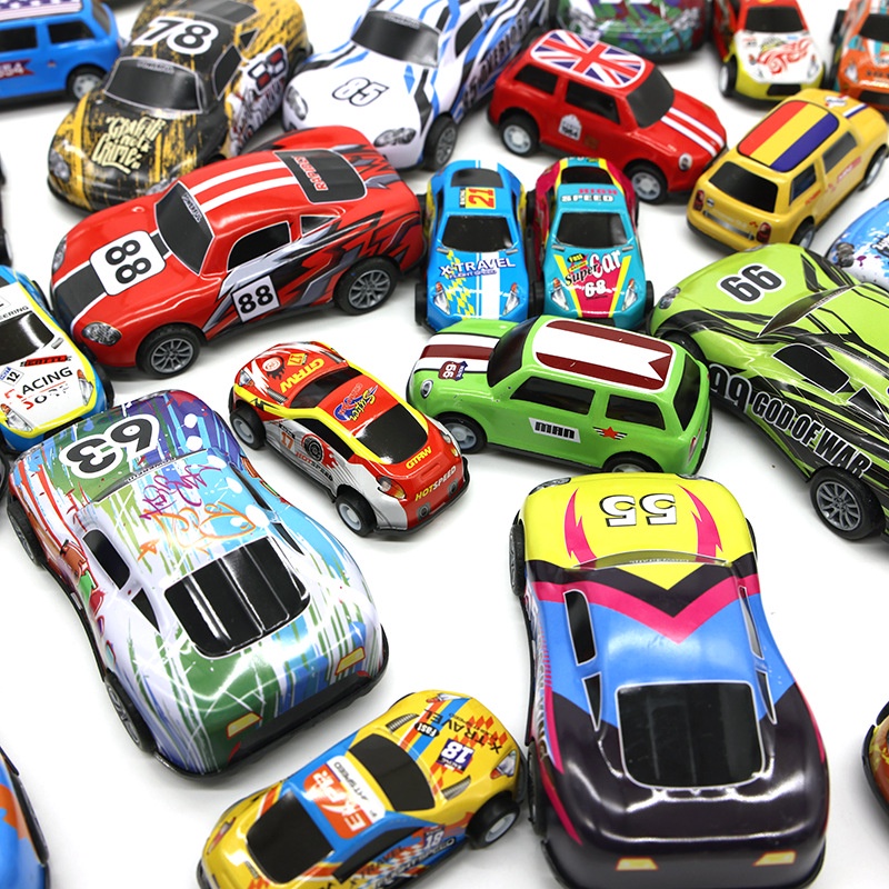 Mainan Mobil 4 ukuran Mini small medium big Pull Back Warna-Warni Pullback Mobil Mobilan Kecil Fancy Pulback Colorful Mini Car Print