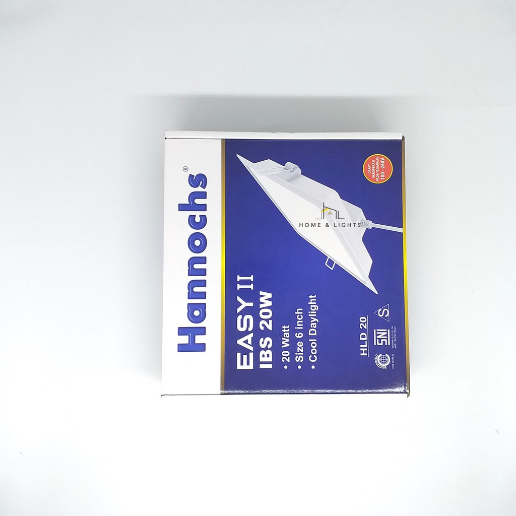 Lampu Downlight LED Hannochs Easy II Segi 20W