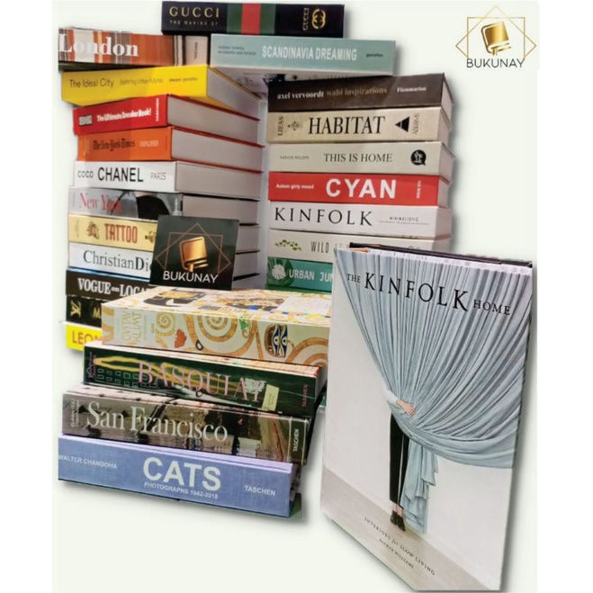 Dummy Book / Buku pajangan Aesthetic / Properti foto / Pajangan Dinding