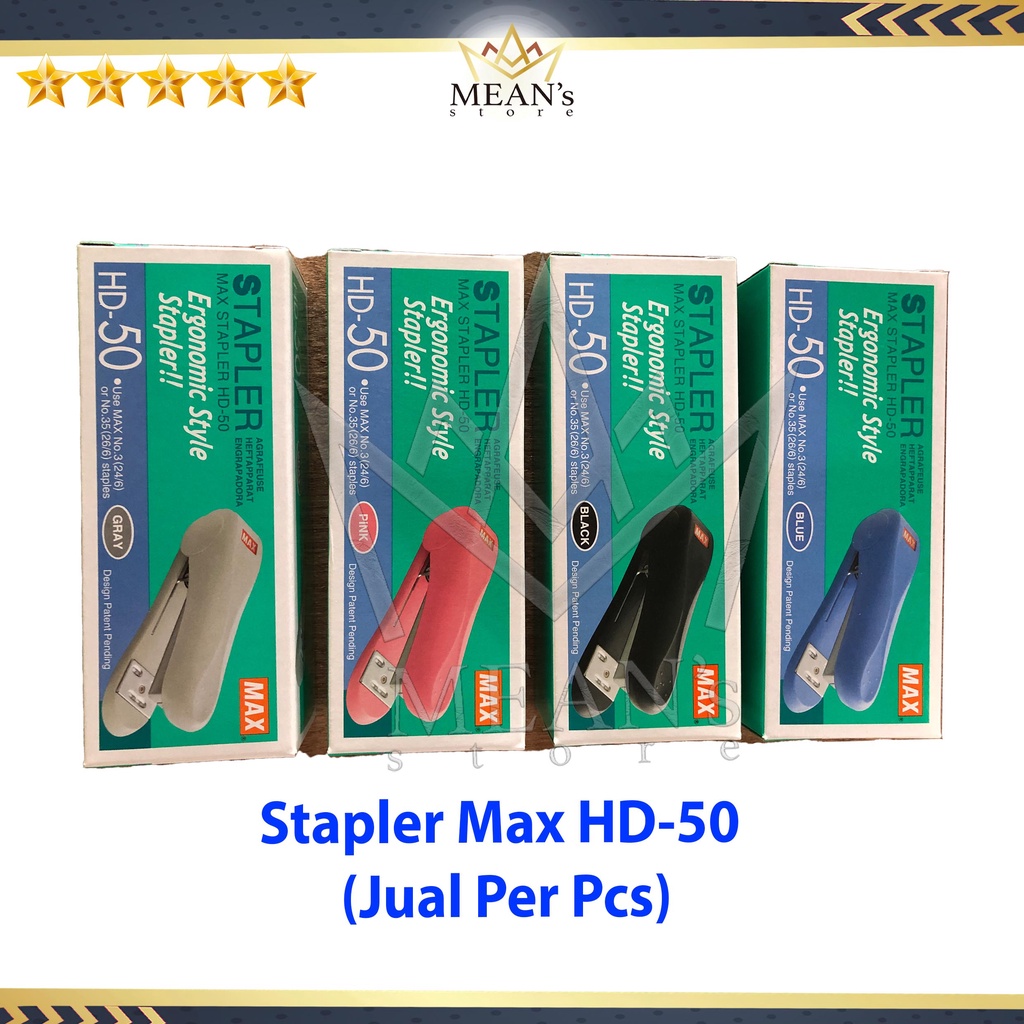 

Stapler Max HD-50 Ori / Alat Staples Tangan HD 50 / Mesin Stapler HD50