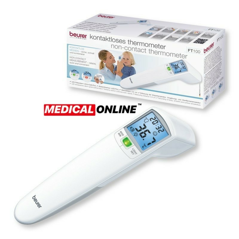 THERMOMETER BEURER FT100 DIGITAL BAYI &amp; DEWASA FT-100 NON CONTACT BEURER MEDICALONLINE MEDICAL ONLINE