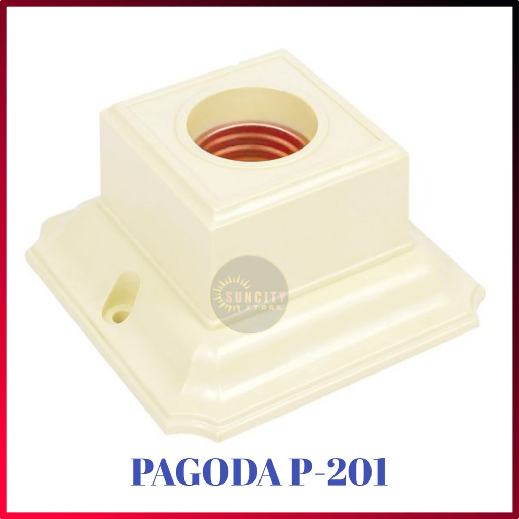 Pagoda Fiting Lampu Plafon P201 , P202 , P203