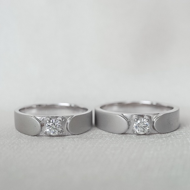 cincin kawin / cincin nikah / cincin pernikahan berlian DRF00310/311