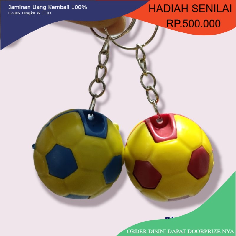 MURAH Souvenir Pernikahan ISI 100 PCS Gantungan Kunci Miniatur Bola Bulat SOUVENIR PERNIKAHAN UNIK S
