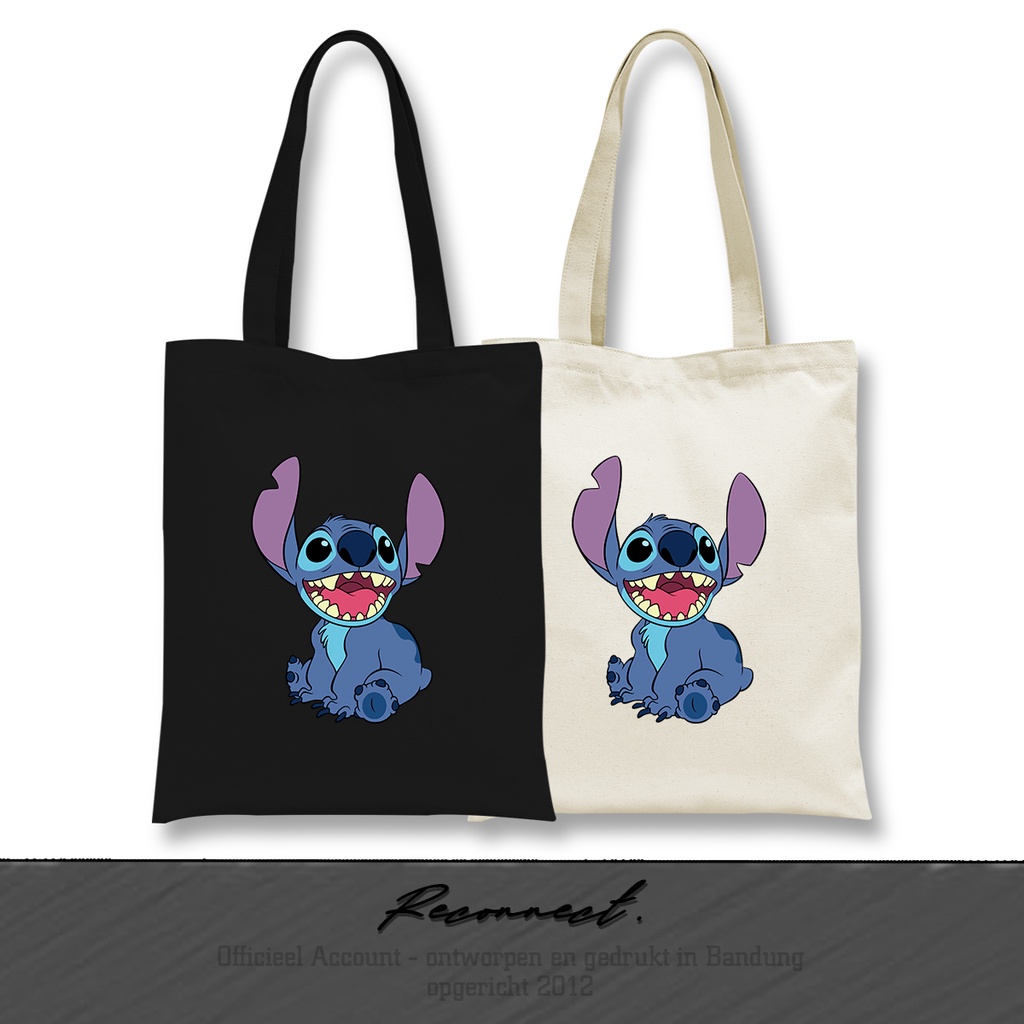 Reconnect Tas TOTE Lilo Stitch - Gratis Tambah Nama