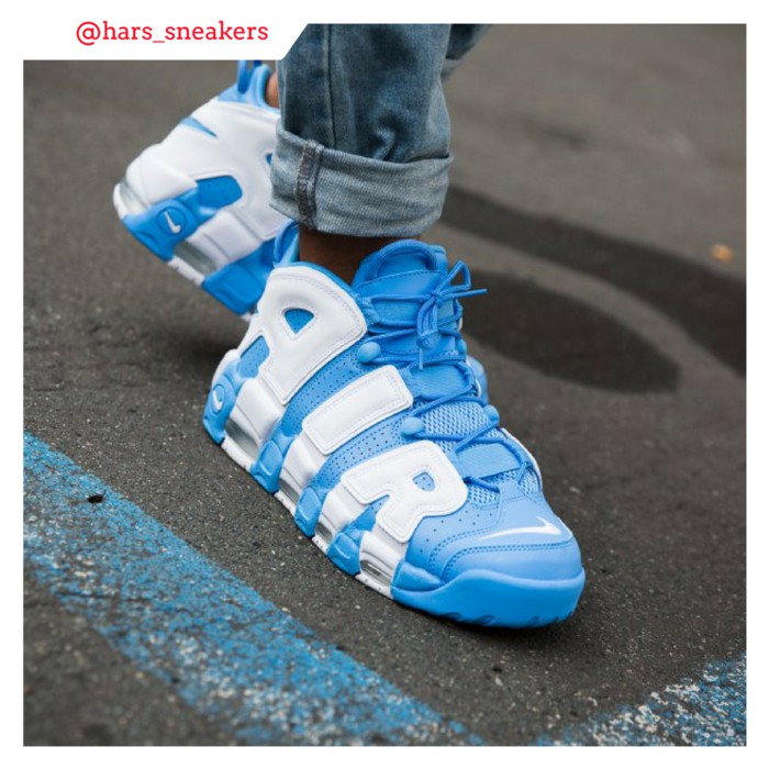 PROMO SEPATU BASKET  Sepatu Nike Air More UpTempo Blue Premium Quality  DISKON