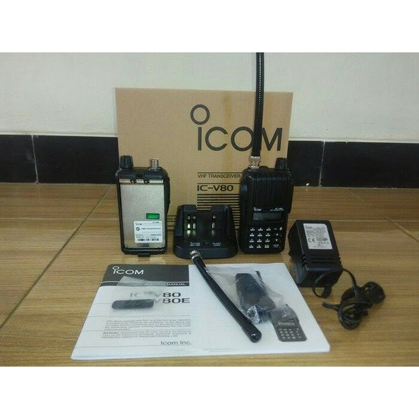 PROMO Ht Icom Vhf / Handy Talky Icom / Ht Icom Ic-v80/ Icv80 / Ic V80 Vhf  MURAH