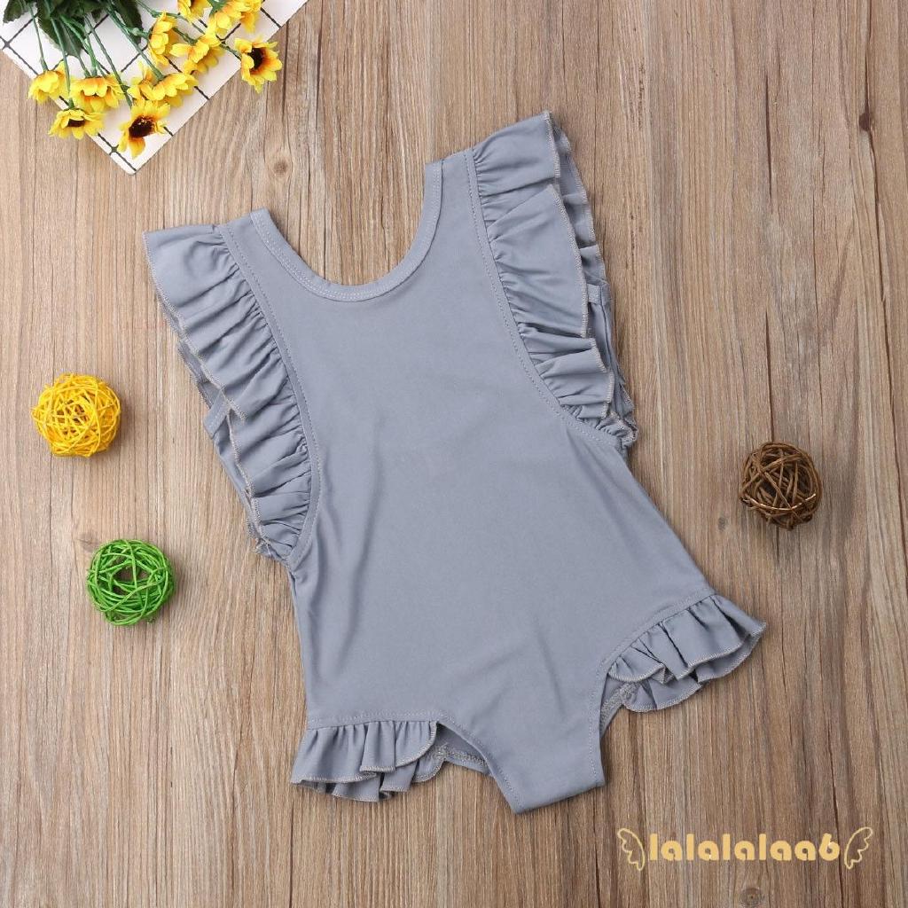  Baju  Renang One  Piece  Halter Neck Motif lal holiday untuk 