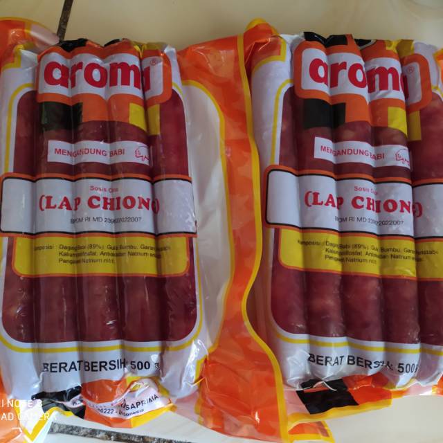 

Lapchiong "Aroma" Sosis Babi Manis 500gr