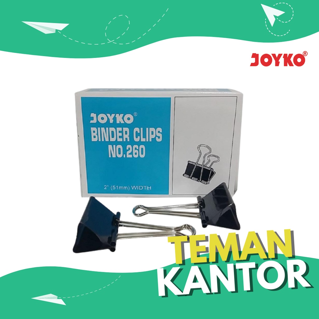 

Binder Clips/Klip Kertas Joyko 51 Mm NO. 260