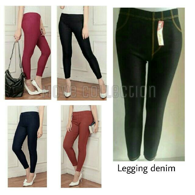 Legging Denim/ Semi Jeans/ Jeging Allsize