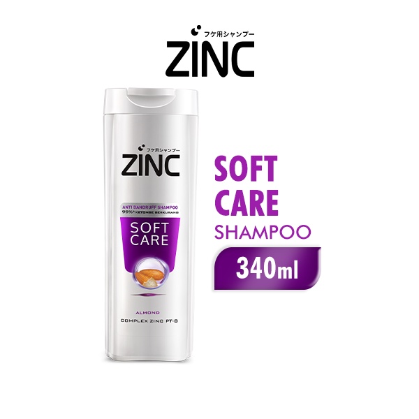 ZINC Shampoo Soft Care Botol 340ML-0