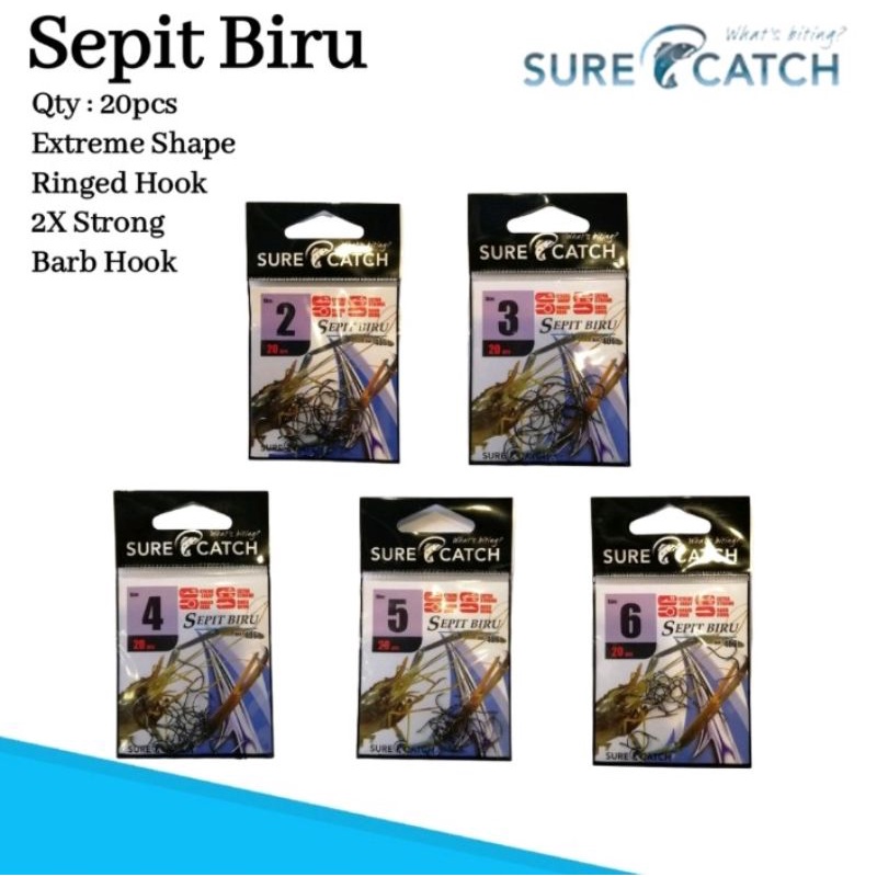 kail udang surecatch sepit biru