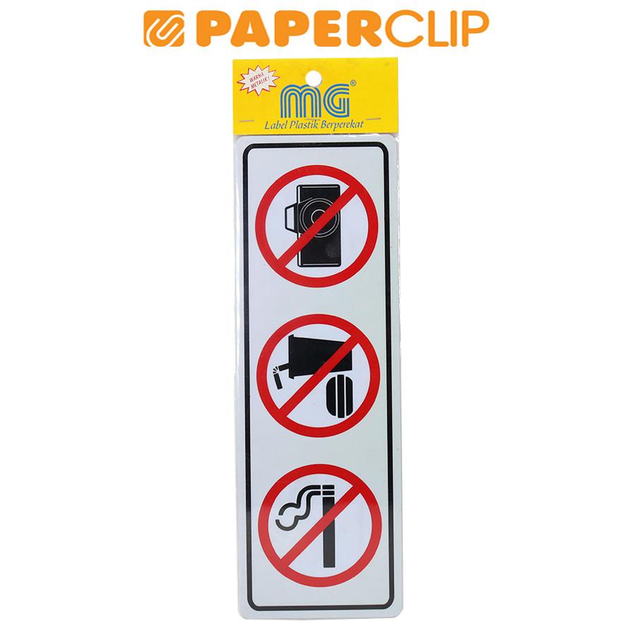

SIGN LABEL MG 3C WH 15 LOGO NO