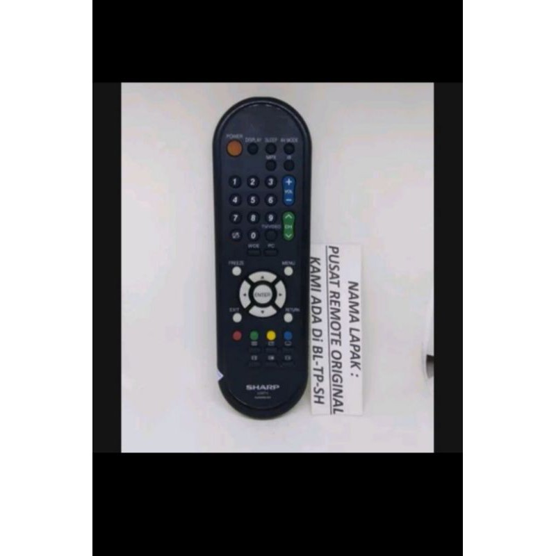 REMOTE REMOT TV SHARP AQUOS ORIGINAL ASLI