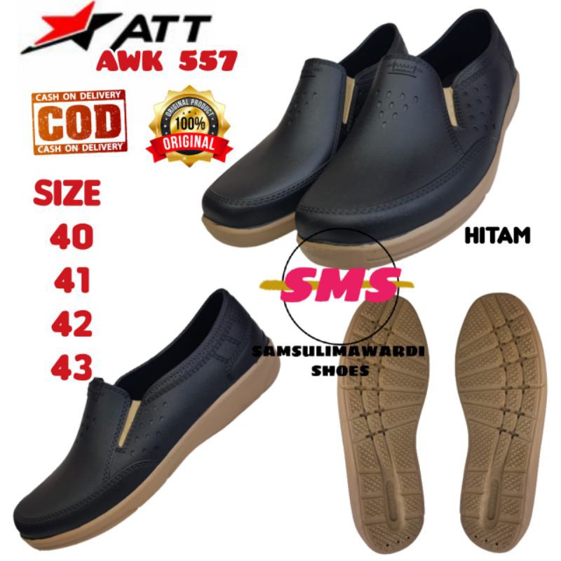 SEPATU KARET SLIP ON ATT ORIGINAL TERLARIS