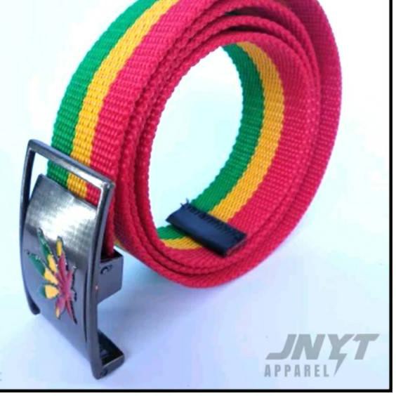 {Hot Sale} x-21 >> Sabuk reggae ikat pinggang regge merah kuning hijau bob marley rasta *