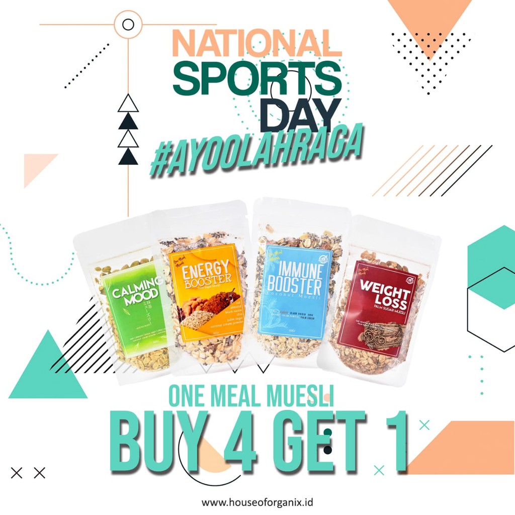 House Of Organix Buy 4 Get 1 Special National Sport Day