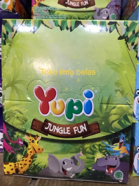 Yupi Jungle Fun 1 Box isi 24 Pcs
