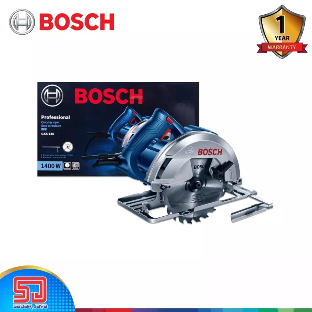 Bosch GKS 140 Mesin Gergaji Kayu Listrik Sirkel Circle Circular Saw