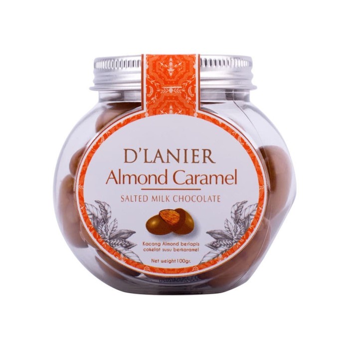 

54ekh D'Lanier Chocolate Almond Caramel With Salted Milk Chocolate (100Gr) 60J