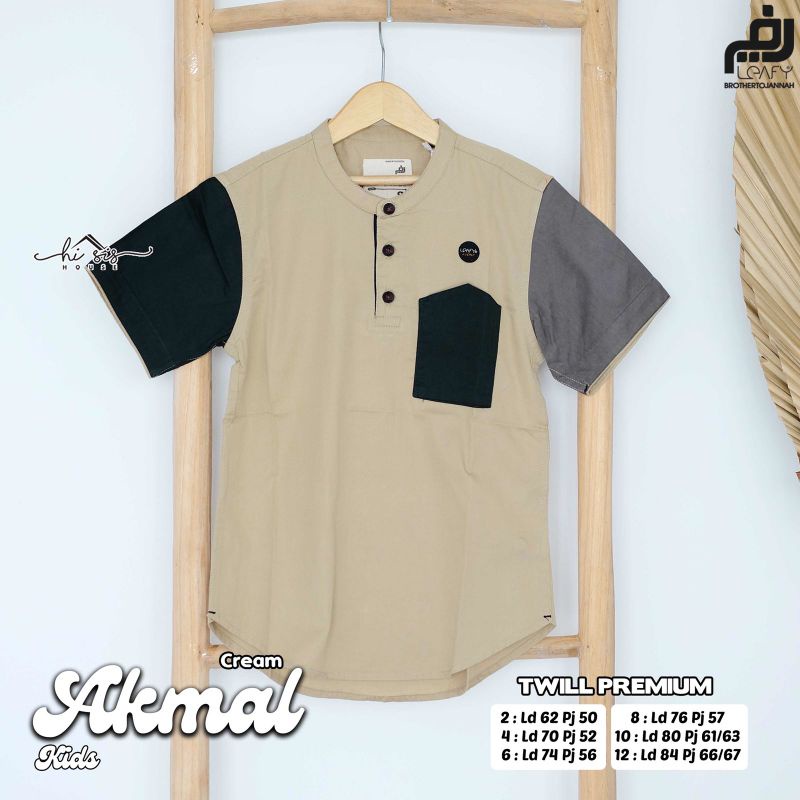 TERBARU TERMURAH 100% ORIGINAL AKMAL KIDS HI SIS HOUSE ORI LEAFY DI JAMIN REAL PICTURE | BAJU KOKO A