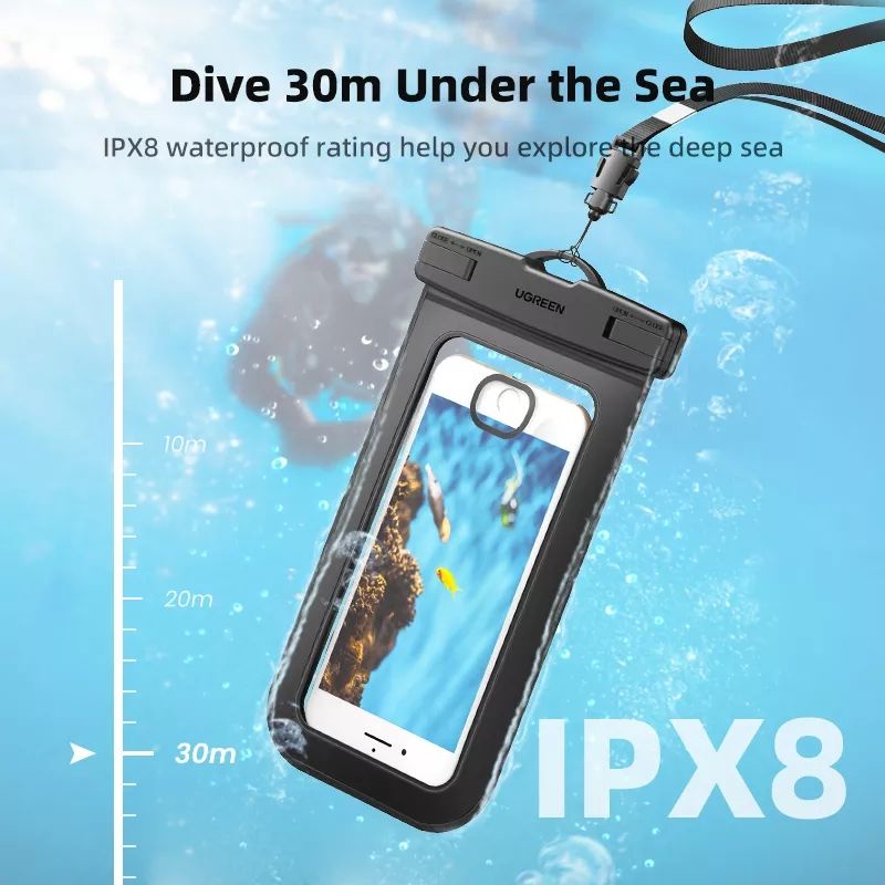 Ugreen Waterproof Phone Case Bag - Swim Pouch