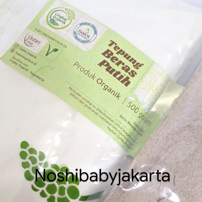 

Ketan-Beras-Tepung- Tepung Beras Putih Lingkar Organik 500 Gr Untuk Mpasi Bayi -Tepung-Beras-Ketan.