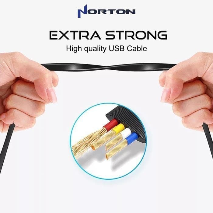 KABEL DATA MICRO USB KABEL CHARGER GEPENG FAST CHARGING KUAT ORIGINAL