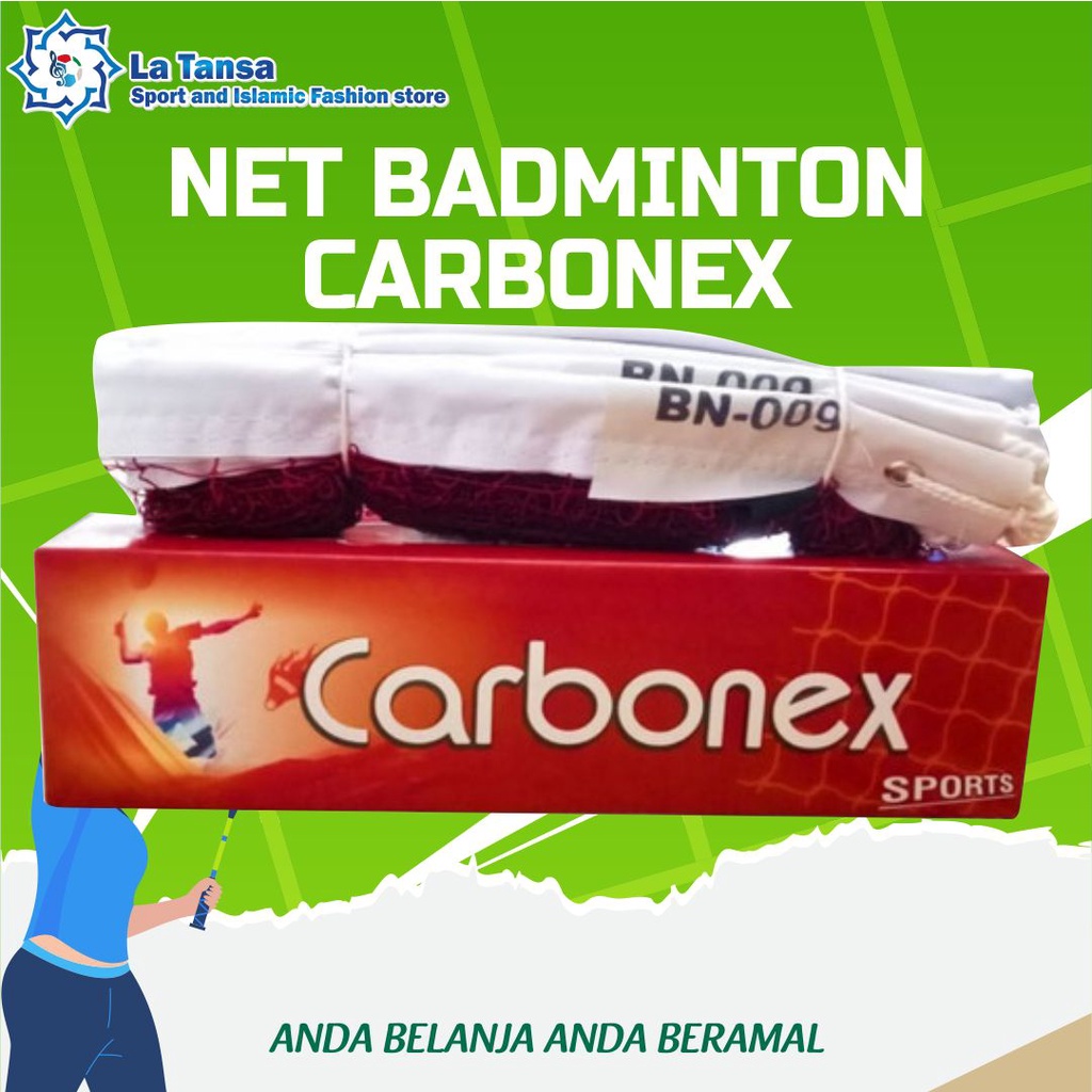 NET BULU TANGKIS CARBONEX TERBARU