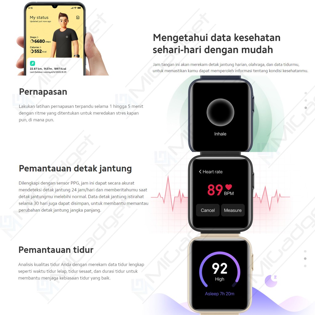 Xiaomi Mi Watch Lite Smartwatch Jam Tangan Watch Lite