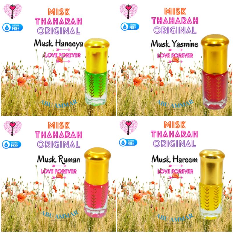 Misk Thaharah Kental Premium Musk Thahara Original Stik Padi