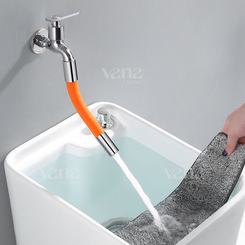 Vana Selang Keran Air Fleksible 360 Derajat Extension Water Hose Cuci Piring Muka Kaki Isi Wastafel Ember Flexible