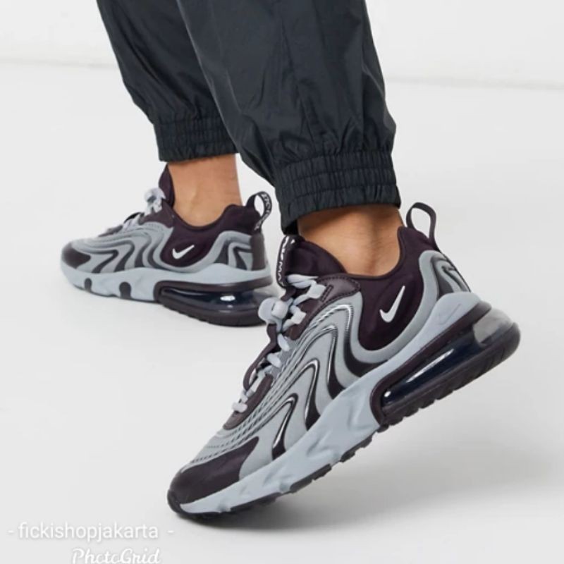 SEPATU NIKE AIR MAX 270 REACT ENG BURGUNDY