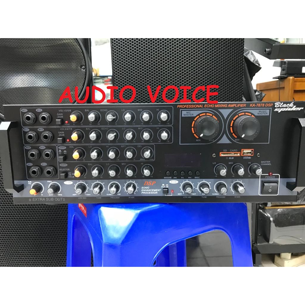 AMPLI BLACKSPIDER KA 7878 AMPLIFIER BLACK SPIDER KA7878